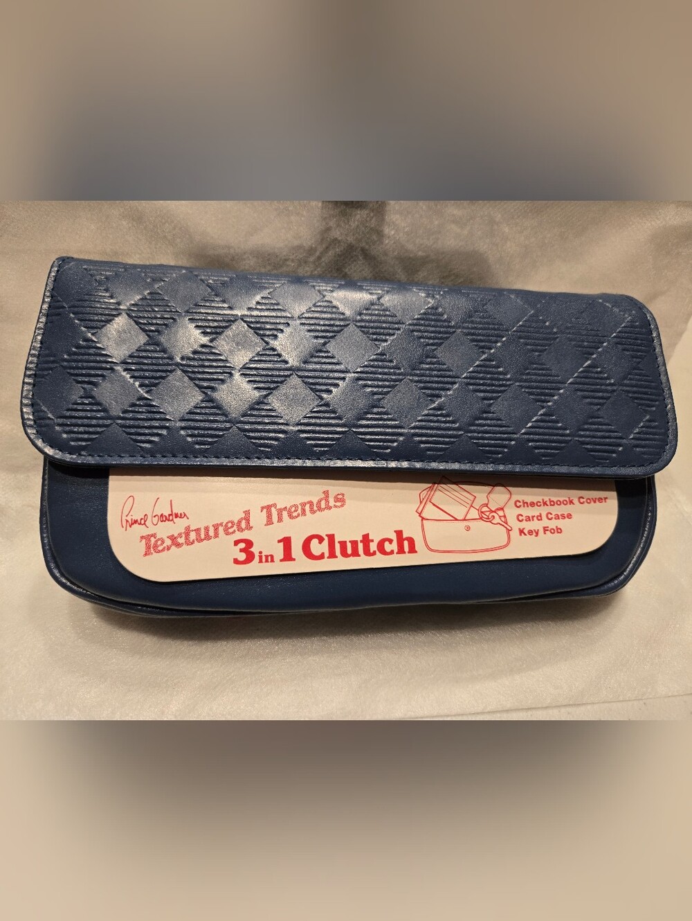 Vintage NWT Prince Gardner Women’s 3-in-1 Clutch - Blue